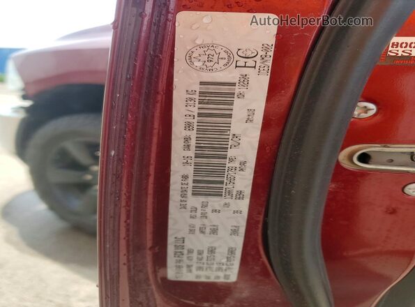 1C6RR7LT5HS571793 2017 RAM 1500 Красный Вид наклейки с VIN-кодом