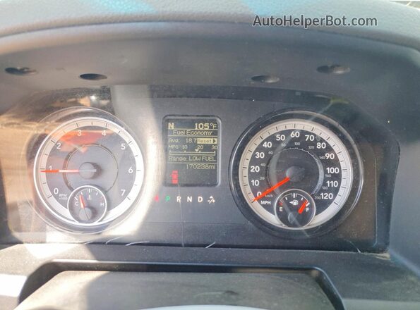 1C6RR7LT7JS295557 2018 RAM 1500 Синий Вид щитка приборов