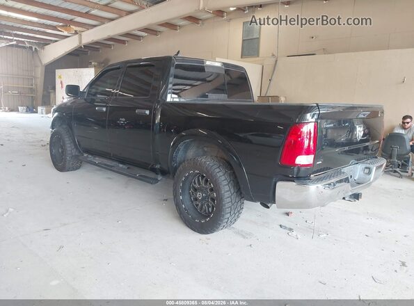 1C6RR7LT9GS185182 2016 RAM 1500 Black უკანა მარცხენა