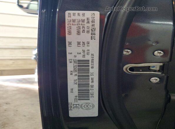 1C6RR7LT9GS342855 2016 RAM 1500 Charcoal Вид наклейки з VIN-кодом