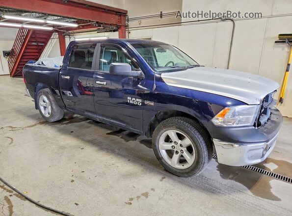 1C6RR7LT9JS107220 2018 RAM 1500 Синий Передняя правая четверть