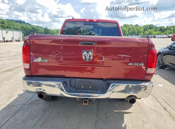 1C6RR7LT9JS298170 2018 RAM 1500 Maroon უკანა ხედი