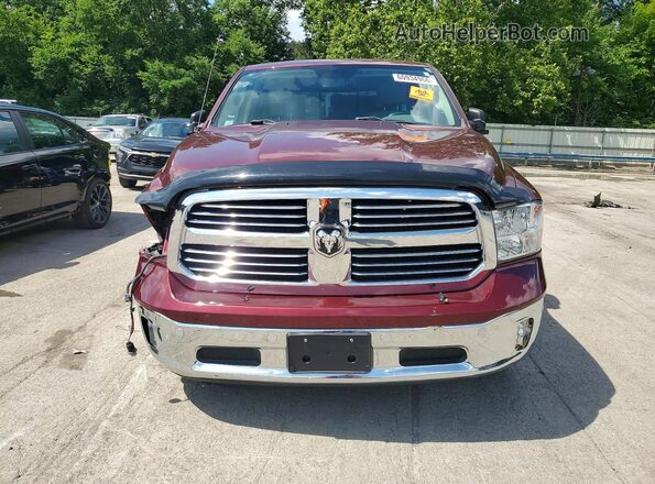 1C6RR7LT9JS298170 2018 RAM 1500 Maroon წინა ხედი