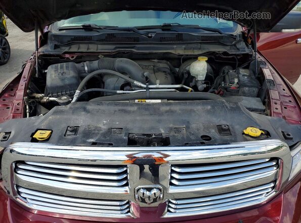 1C6RR7LT9JS298170 2018 RAM 1500 Maroon უკანა სალონის ხედი