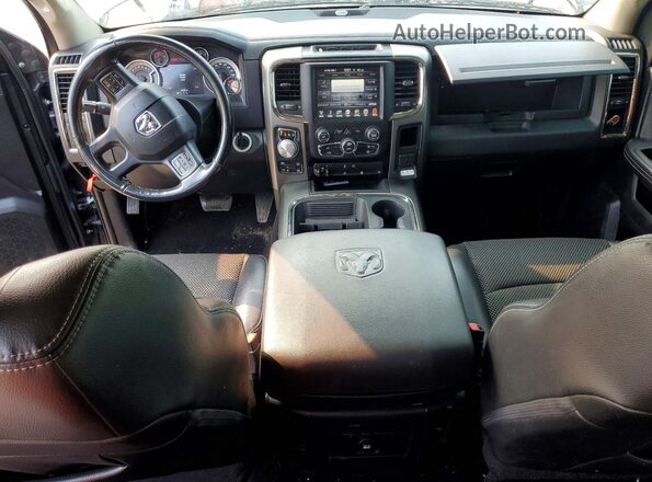 1C6RR7MT1GS124293 2016 RAM 1500 Black Առջևի վահանակի տեսք