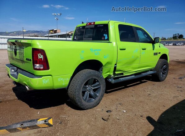 1C6RR7MT1HS767292 2017 RAM 1500 Зеленый Задняя правая четверть