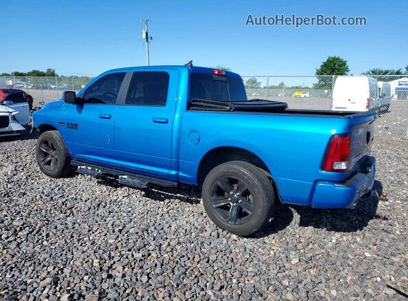 1C6RR7MT5JS182530 2018 RAM 1500 Blue Rear left