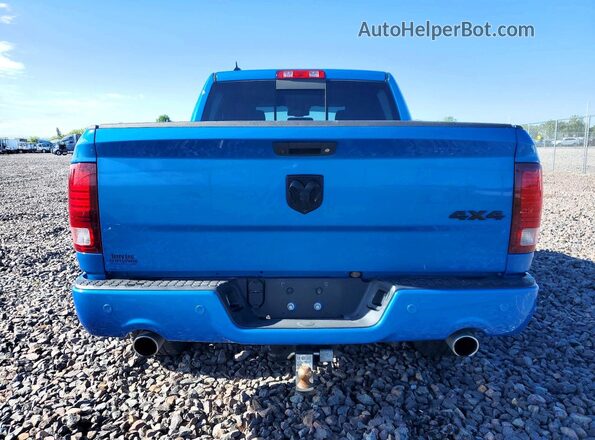 1C6RR7MT5JS182530 2018 RAM 1500 Blue Rear view