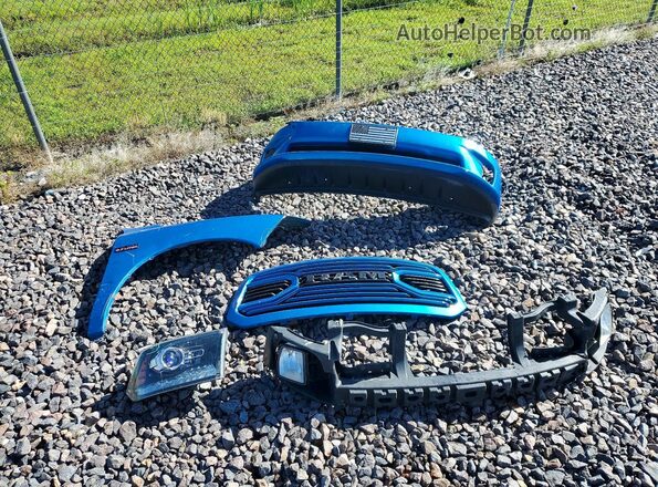 1C6RR7MT5JS182530 2018 RAM 1500 Blue Engine compartment view
