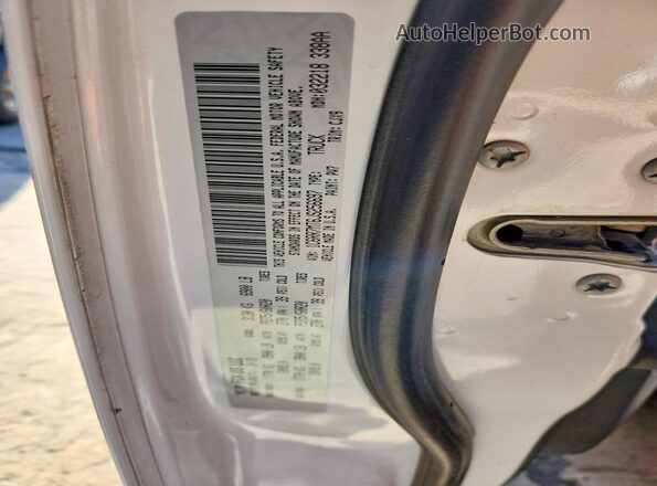 1C6RR7MT6JS256697 2018 RAM 1500 White VIN sticker view