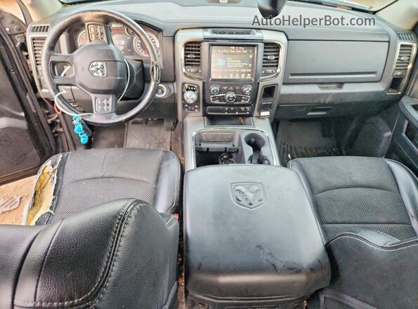 1C6RR7MT9GS166176 2016 RAM 1500 Black წინა პანელის ხედი