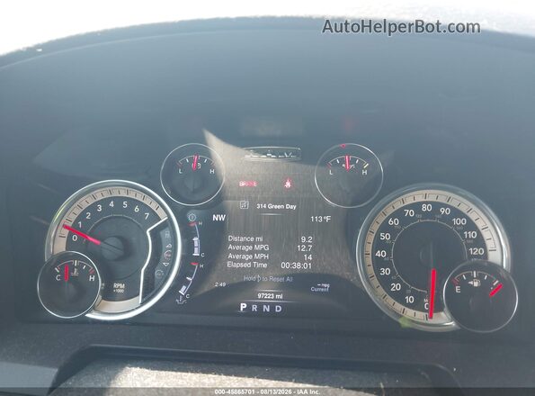 1C6RR7NG9GS298744 2016 RAM 1500 Blue Widok tylnych siedzeń