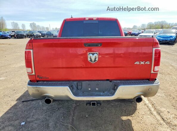 1C6RR7NM5JS338525 2018 RAM 1500 Red Rear view