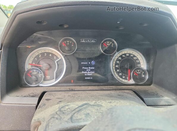 1C6RR7NM7GS187714 2016 RAM 1500 Gray Widok zestawu wskaźników