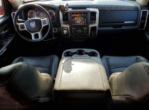 1C6RR7NT8GS178334 2016 RAM 1500 Red Dashboard view