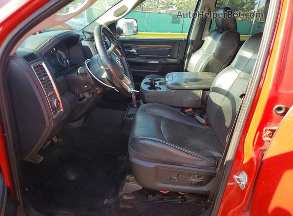 1C6RR7NT8GS178334 2016 RAM 1500 Red Front interior view