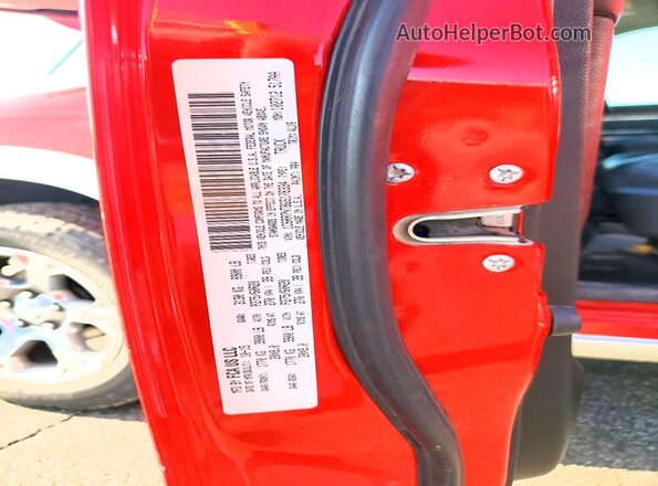 1C6RR7NT8GS178334 2016 RAM 1500 Red Engine compartment view