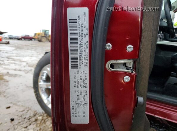 1C6RR7NT8HS600197 2017 RAM 1500 Burgundy Engine compartment view