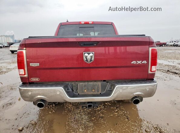 1C6RR7NT8HS600197 2017 RAM 1500 Burgundy Rear view