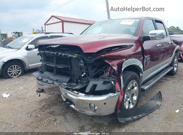 1C6RR7NT9HS611337 2017 RAM 1500 Burgundy წინა მარცხენა ხედი სამი მეოთხედიდან