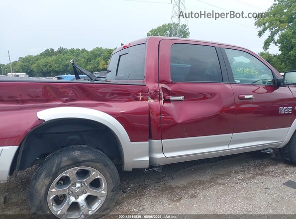 1C6RR7NT9HS611337 2017 RAM 1500 Burgundy უკანა სალონის ხედი