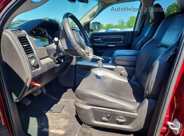 1C6RR7NTXGS358916 2016 RAM 1500 Red Front interior view