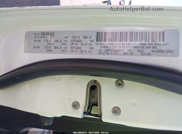 1C6RR7NTXHS688797 2017 RAM 1500 White Engine compartment view