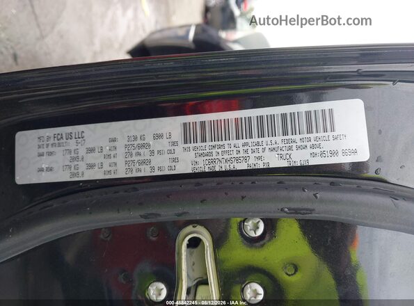 1C6RR7NTXHS785787 2017 RAM 1500 Black Շարժիչի բաժամունքի տեսք