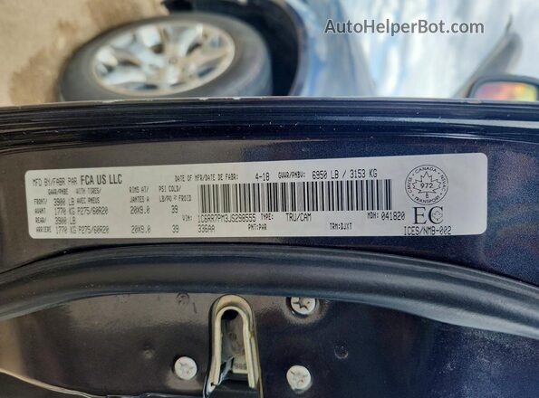 1C6RR7PM3JS298555 2018 RAM 1500 Black Շարժիչի բաժամունքի տեսք