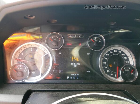 1C6RR7TM2GS115001 2016 RAM 1500 Черный Вид щитка приборов