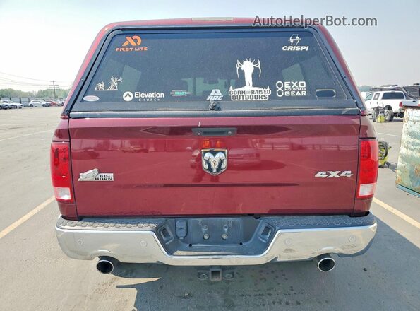 1C6RR7TM2GS338266 2016 RAM 1500 Burgundy Rear view
