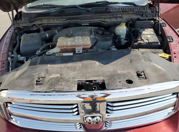 1C6RR7TM2GS338266 2016 RAM 1500 Burgundy Rear interior view
