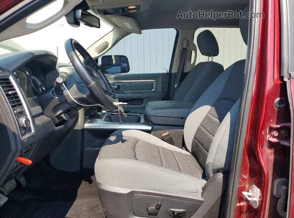 1C6RR7TM2GS338266 2016 RAM 1500 Burgundy Front interior view