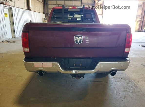 1C6RR7TT0GS291522 2016 RAM 1500 Burgundy Вид ззаду