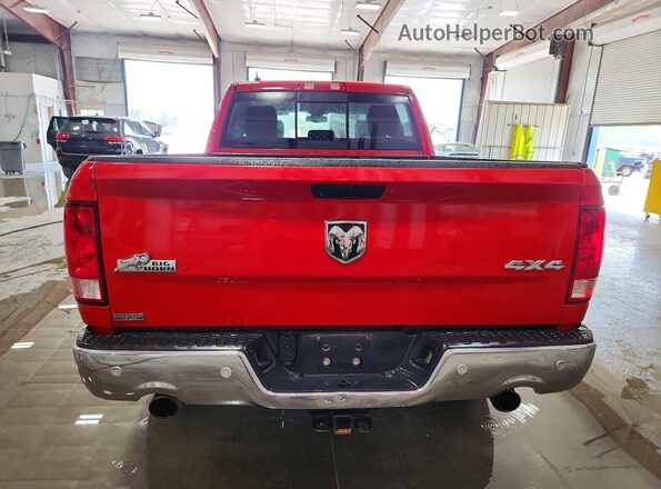 1C6RR7TT2KS576313 2019 RAM 1500 Red Widok z tyłu