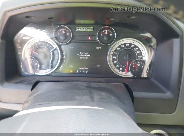 1C6RR7TT6JS126694 2018 RAM 1500 Gray Rear seats view