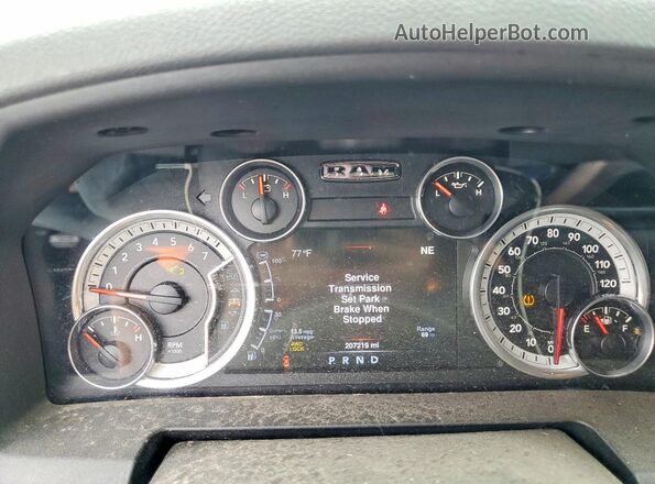 1C6RR7TT8GS105015 2016 RAM 1500 Black Instrument cluster view