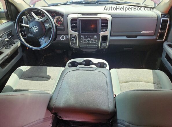 1C6RR7TT9KS614474 2019 RAM 1500 Maroon Առջևի վահանակի տեսք