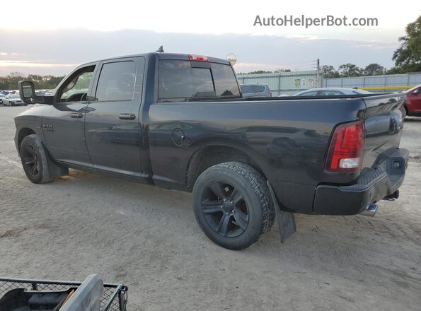 1C6RR7UT3JS197656 2018 RAM 1500 Черный Вид спереди
