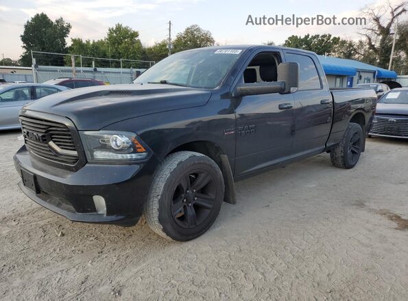 1C6RR7UT3JS197656 2018 RAM 1500 Черный Задняя левая четверть