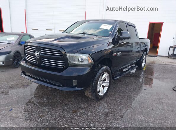 1C6RR7UT8GS314110 2016 RAM 1500 Черный Передняя левая четверть