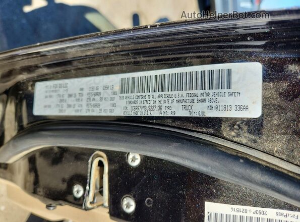 1C6RR7VM9JS227136 2018 RAM 1500 Черный Вид подкапотного пространства