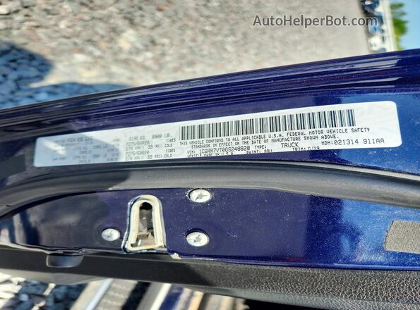 1C6RR7VT0GS248828 2016 RAM 1500 Blue ძრავის განყოფილების ხედი