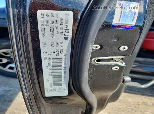 1C6RR7YT0GS320977 2016 RAM 1500 Black VIN კოდის სტიკერის ხედი