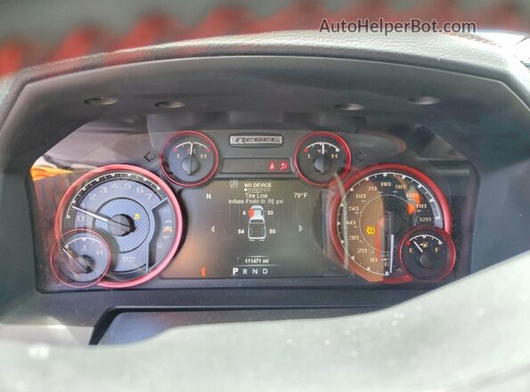 1C6RR7YT4HS538115 2017 RAM 1500 Black Vista del cuadro de instrumentos