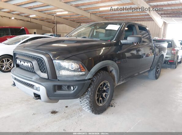 1C6RR7YT8GS166664 2016 RAM 1500 Black წინა მარცხენა ხედი სამი მეოთხედიდან