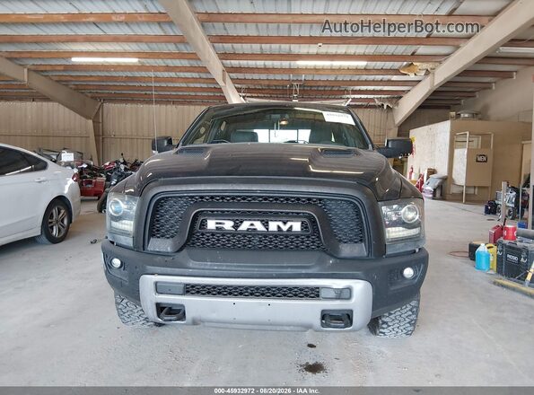 1C6RR7YT8GS166664 2016 RAM 1500 Black წინა პანელის ხედი