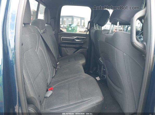 1C6RREBT1KN884075 2019 RAM 1500 Blue Vista de la etiqueta del VIN