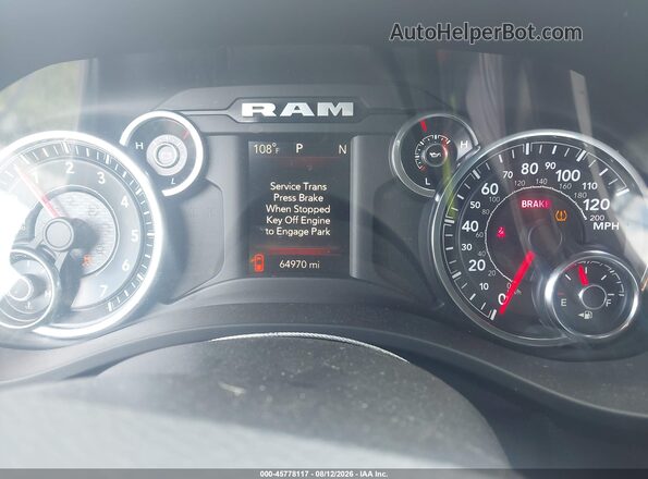 1C6RREBT2MN747391 2021 RAM 1500 Серый Вид задних сидений