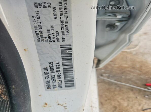 1C6RRECT0NN415322 2022 RAM 1500 White ძრავის განყოფილების ხედი